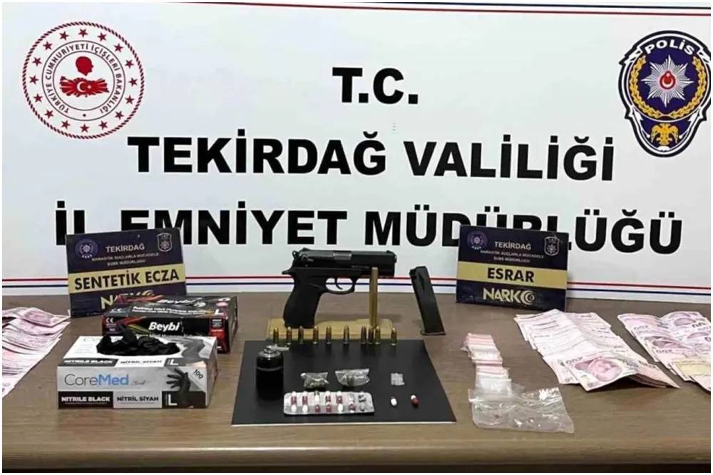 Tekirdağ&rsquo;da narkotik operasyonu: 11 il&ccedil;ede 195 ş&uuml;pheliye adli işlem