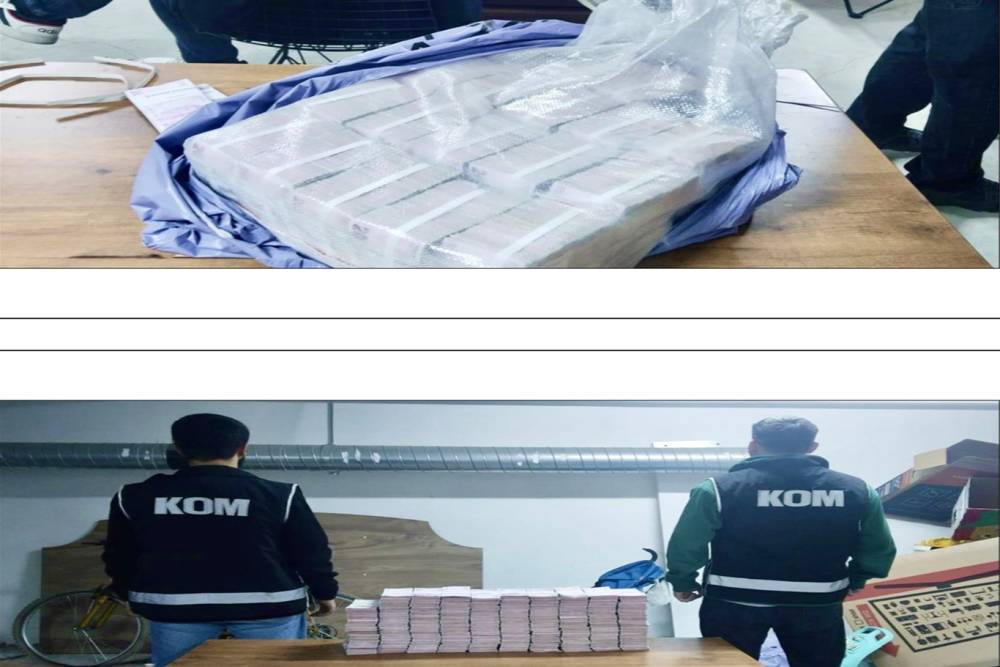 Gebze'de evin bodrumunda 3 milyon 912 bin 800 TL ele ge&ccedil;irildi