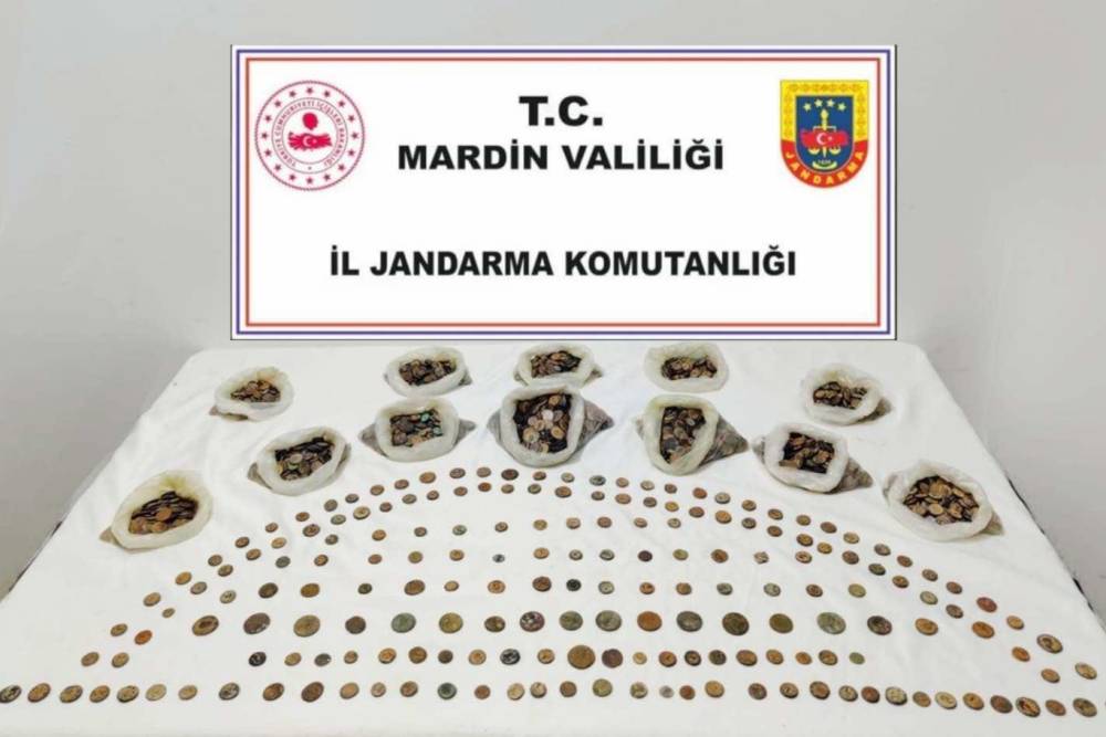 Mardin’de 4 bin 897 adet sikke ele geçirildi 