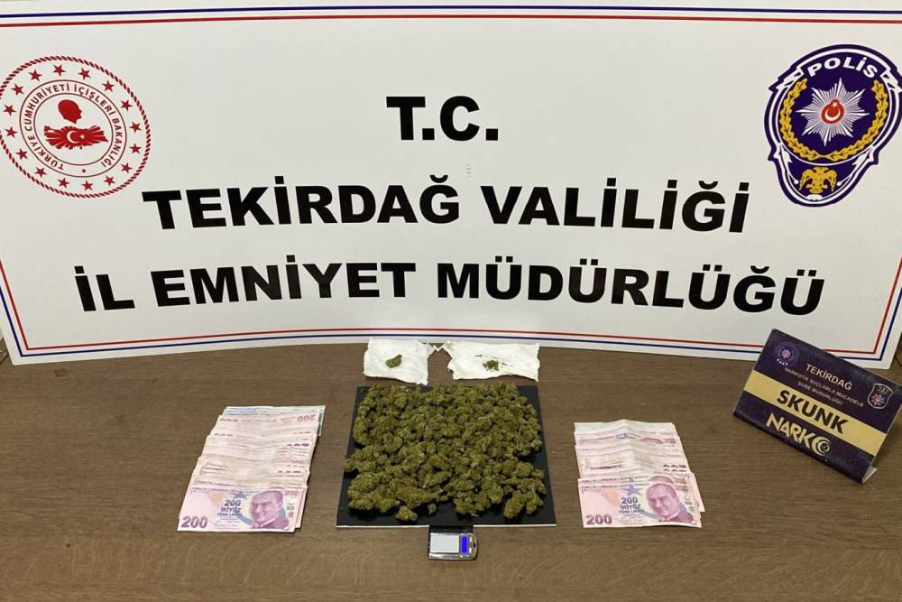 Tekirdağ&rsquo;da narkotik operasyonlarında 178 kişi hakkında işlem yapıldı