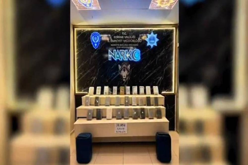 Kapıkule&rsquo;de 31 kilogram kokain ele ge&ccedil;irildi