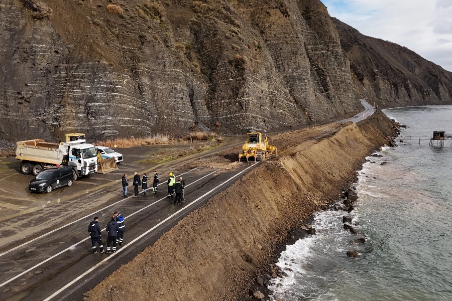 Tekirdağ'da heyelan &ouml;nlemi