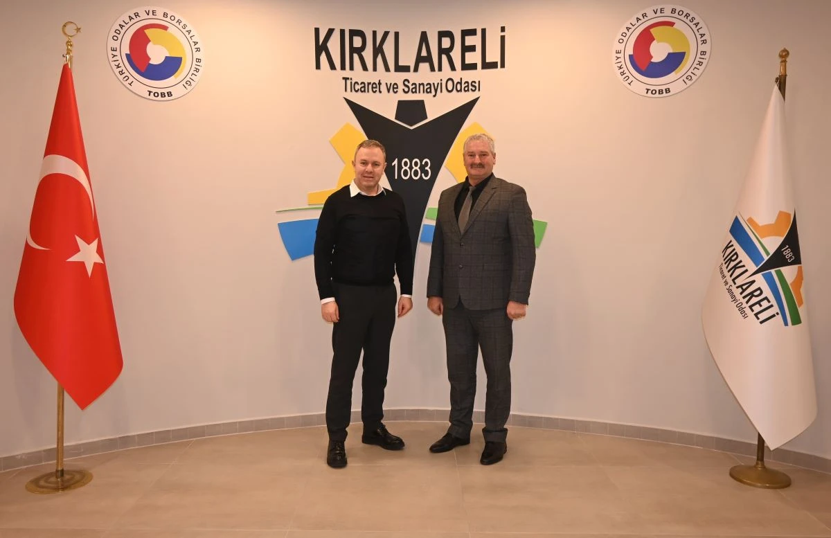 Başkan Hoşg&ouml;r'den Kırklareli TSO'ya ziyaret