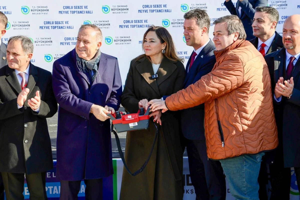 &Ccedil;orlu'de modern hal binasının yapımına başlandı 