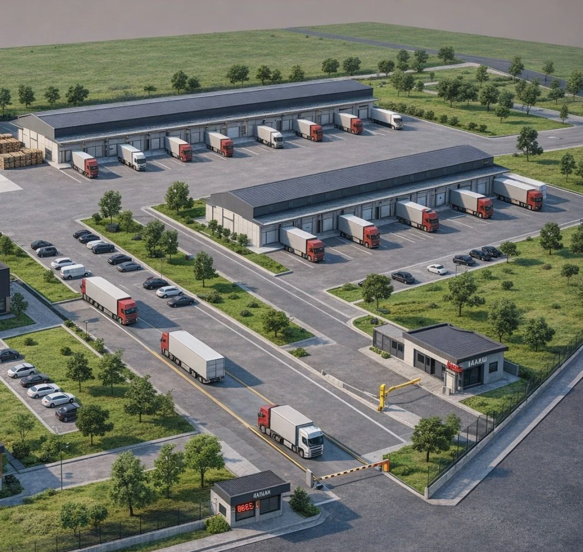 &Ccedil;orlu&rsquo;ya modern sebze ve meyve hali