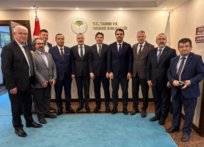 Milletvekili Sarı&ccedil;am ve Diktaş Trakya tarımı i&ccedil;in bakanlığı ziyaret etti